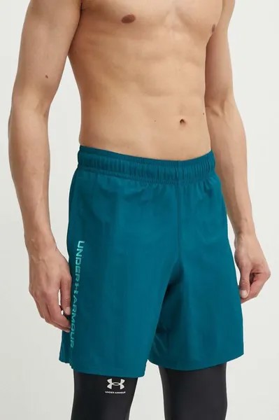 Технические шорты для тренировок Under Armour, зеленый