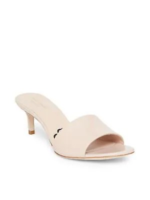 KATE SPADE NEW YORK Женские Бежевые Босоножки Savvi Toe Kitten Heel Slip On Slip On 8,5 M