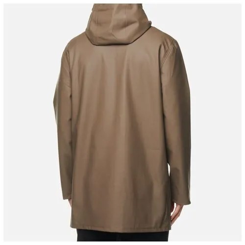 Мужская куртка дождевик Stutterheim Stockholm коричневый, Размер XL
