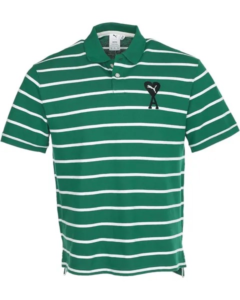 Поло PUMA Puma X Ami Polo, цвет Verdant Green