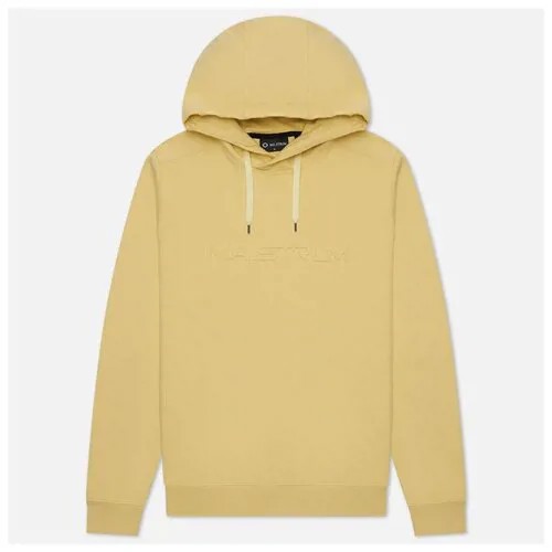 Мужская толстовка MA.Strum Embossed Logo Overhead Hoodie жёлтый, Размер XXL