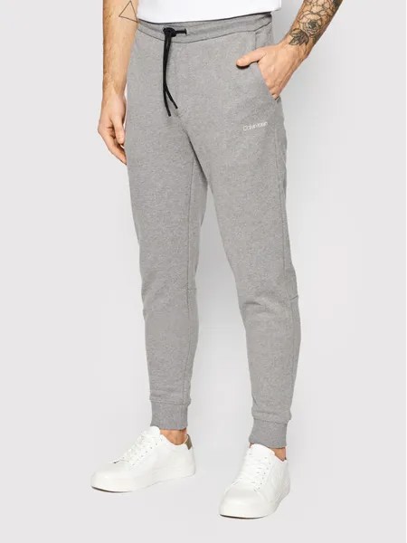 Спортивные брюки стандартного кроя Calvin Klein, серый