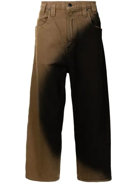 Eckhaus Latta джинсы прямого кроя с принтом