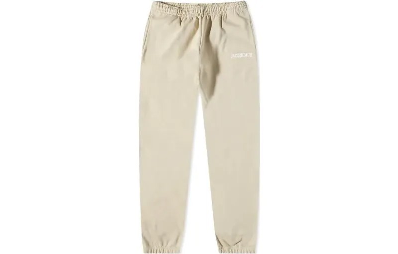 Мужские трикотажные спортивные штаны Jacquemus, цвет Beige