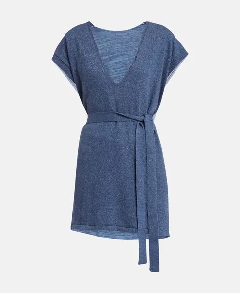 Пуловер без рукавов Sisley, светло-синий