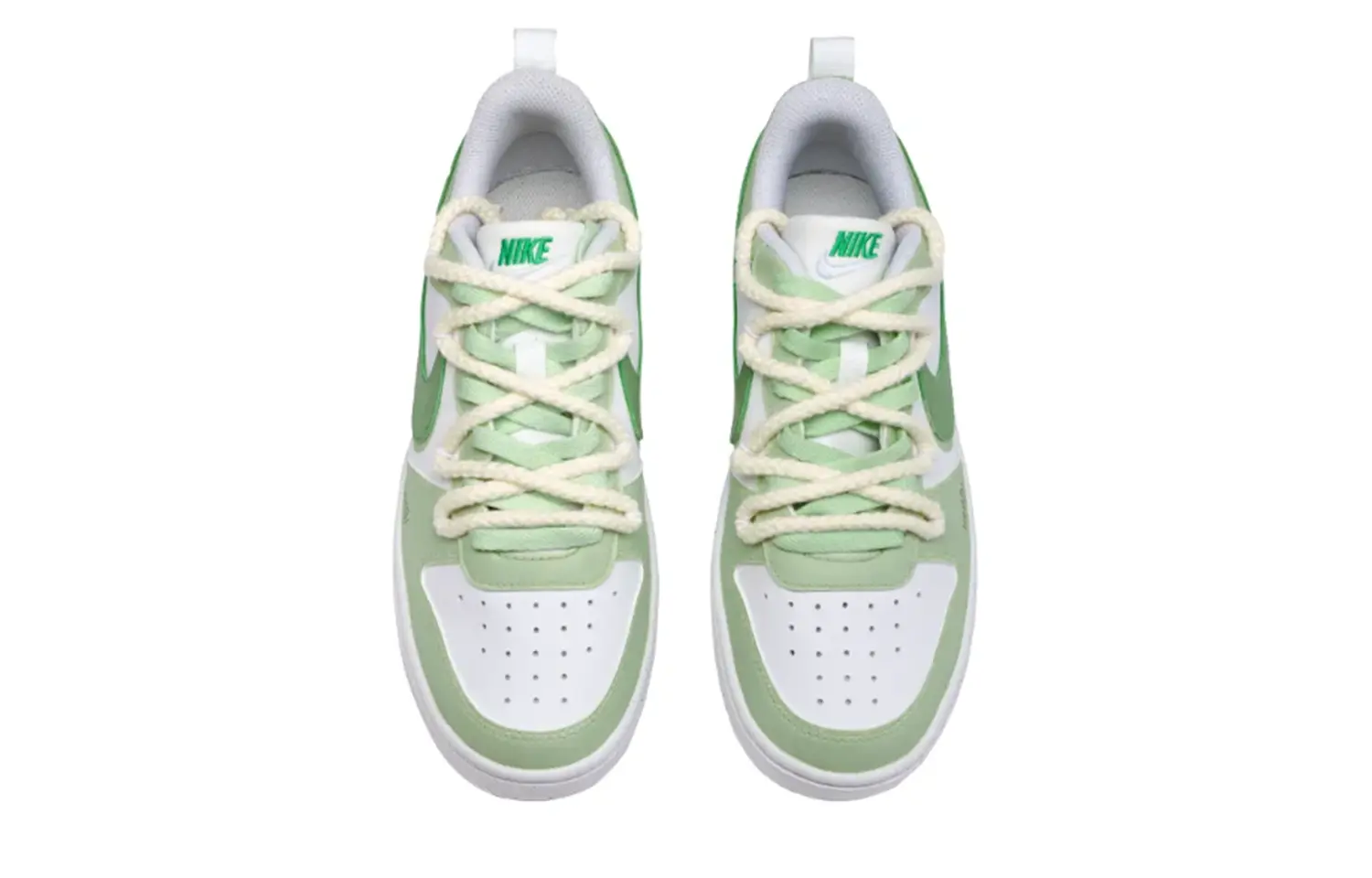Кроссовки Nike Court Borough Skateboarding Shoes Women's Low-top Light Green, светло-зеленый