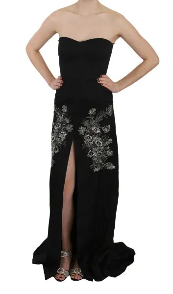 JOHN RICHMOND Платье Черное бальное платье с пайетками IT40 / US6 / S Рекомендуемая розничная цена 6000 долларов США