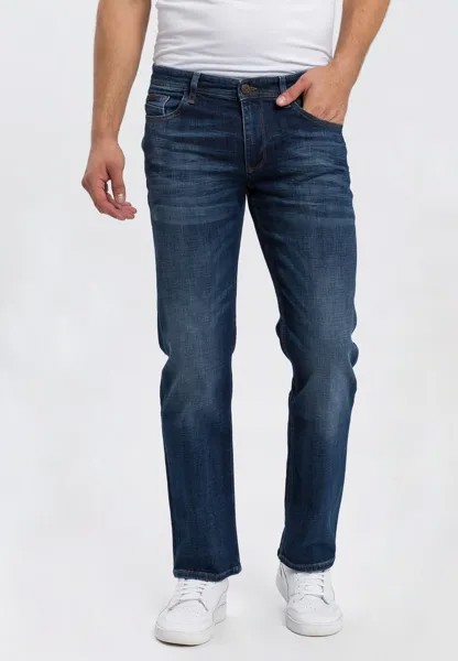 Джинсы Straight Leg Antonio Cross Jeans, цвет dark-mid-blue