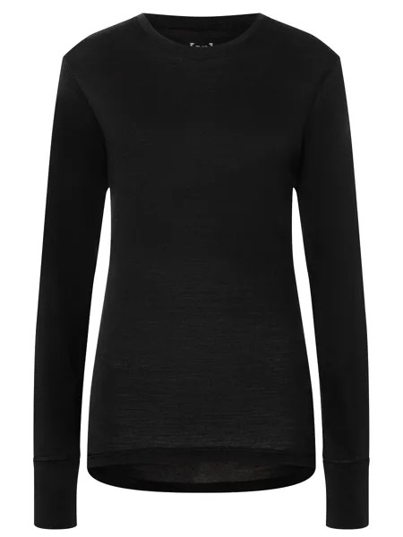 Лонгслив super.natural Merino, черный