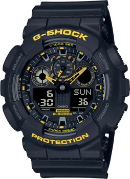 Японские наручные  мужские часы Casio GA-100CY-1A. Коллекция G-Shock