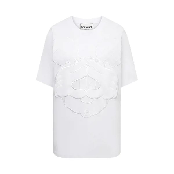 Хлопковая футболка Iceberg