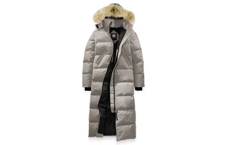 Женский пуховик Canada Goose, лайм