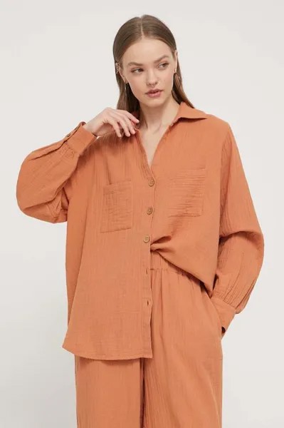 Рубашка из хлопка Swell Billabong, оранжевый
