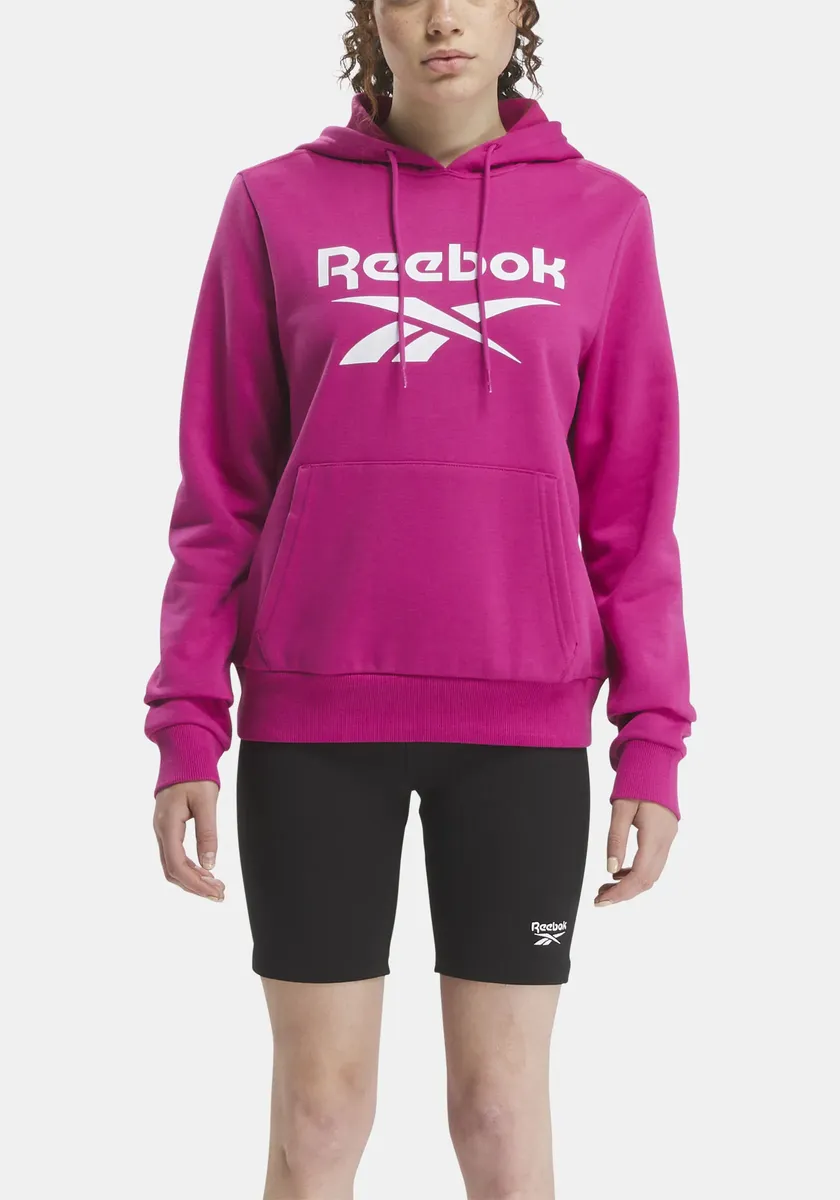 Толстовка Reebok с капюшоном, розовый