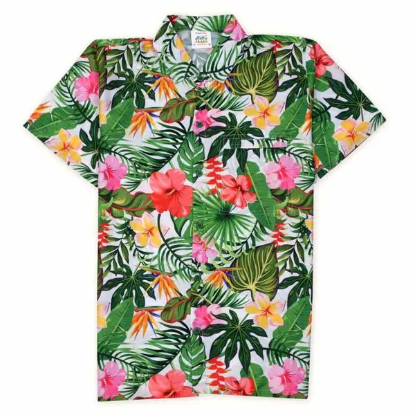 Рубашка Happy Bay The jungle fever hawaiian, разноцветный