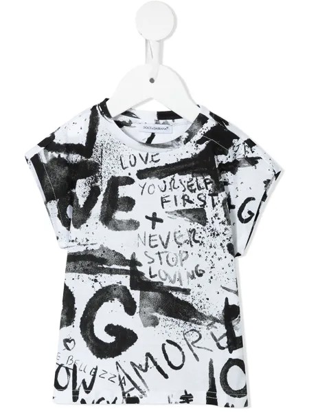 Dolce & Gabbana Kids футболка с принтом