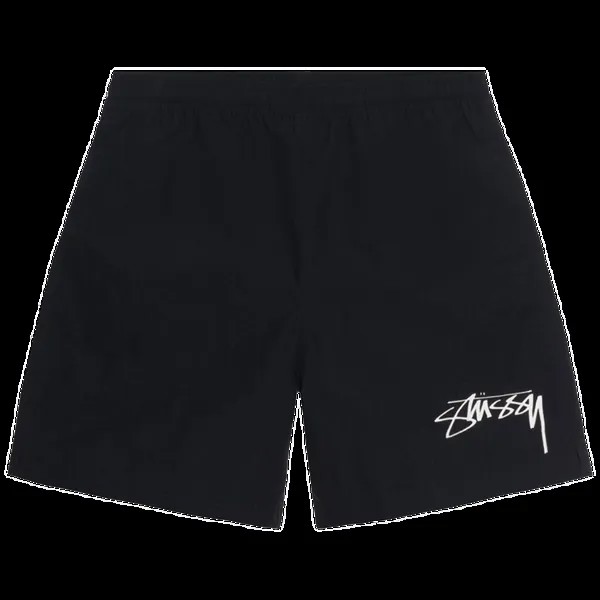 Шорты Stussy x Nike Nylon 'Black', черный