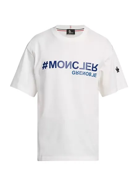 Футболка Grenoble с круглым вырезом Moncler, белый