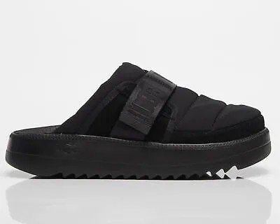 Мужские шлепанцы UGG Maxxer с ремешком черного цвета