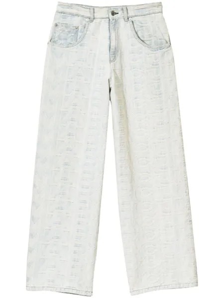 Marc Jacobs широкие джинсы The Monogram, серый