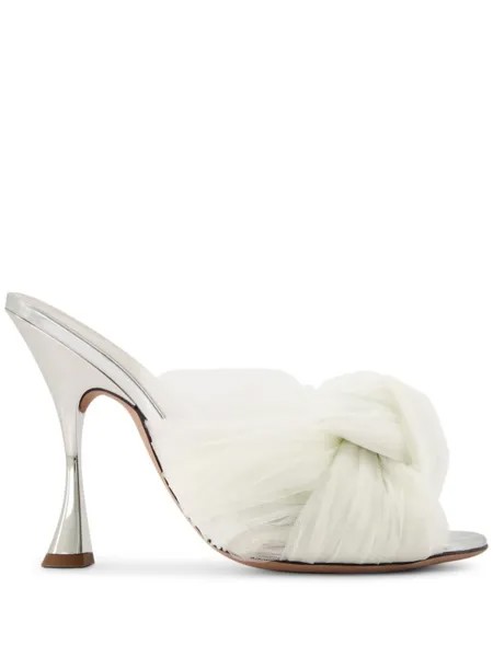 Giambattista Valli мюли Maxi Bow 110, белый