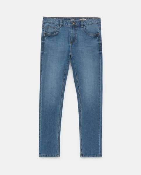 Мужские джинсы скинни с эффектом потертости J. HART & BROS., голубой