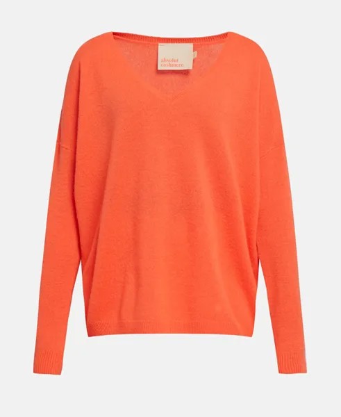 Кашемировый пуловер Absolut Cashmere, цвет Pumpkin Orange