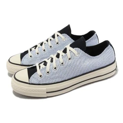 Converse Chuck 70 Low Pecan Stripes сине-белые мужские повседневные туфли унисекс A02766C