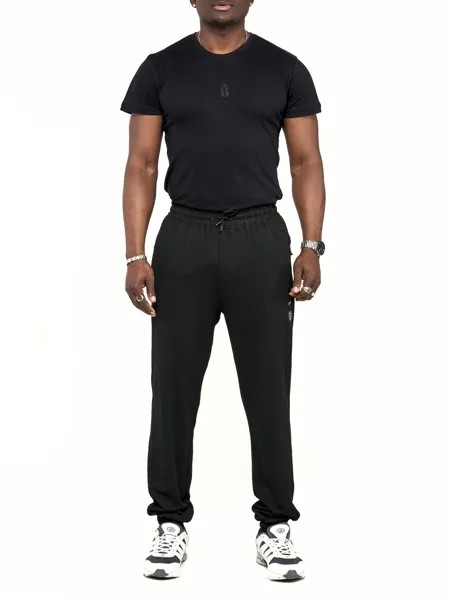 Спортивные брюки мужские NoBrand AD006 черные 56 RU