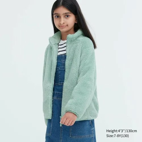 Толстовка Uniqlo, размер 3-4Y(110), зеленый