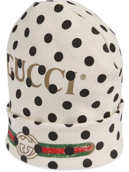 Gucci Kids шапка бини с логотипом