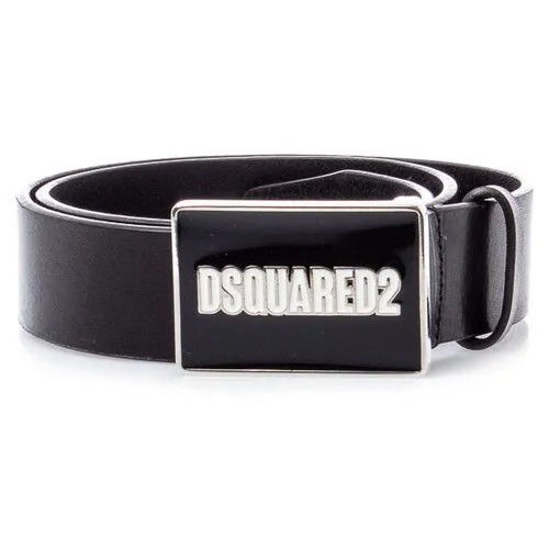 Ремень DSQUARED2, для мужчин, размер 90, черный