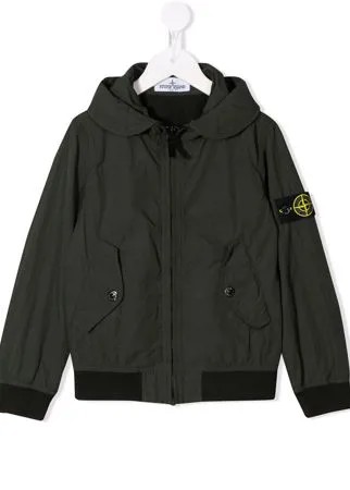 Stone Island Junior парка с капюшоном