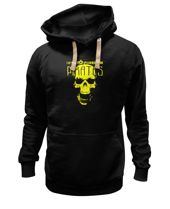 Худи Printio Pirates.spirit of freedom ! черное 3XL