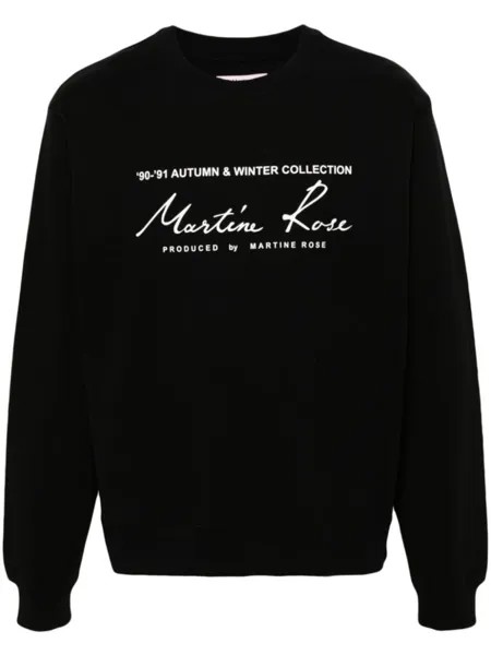 Martine Rose толстовка с логотипом, черный