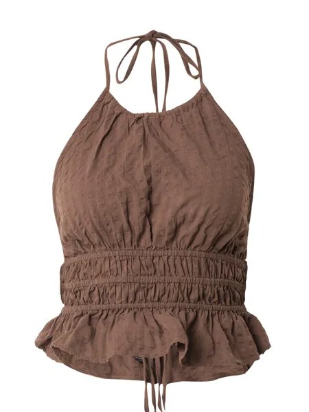 Топ Monki Top, цвет Chocolate