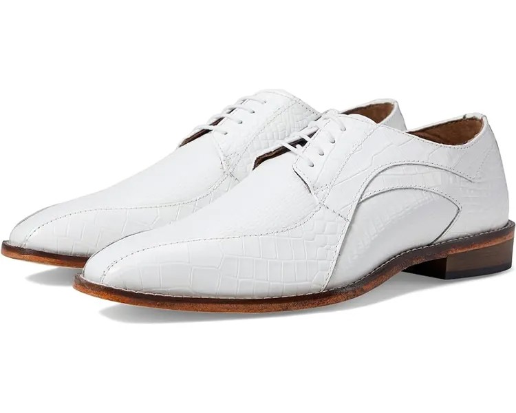 Оксфорды Stacy Adams Turano Bike Toe Oxford, белый