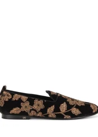 Dolce & Gabbana слиперы с цветочным узором