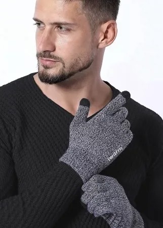 Мужские перчатки с графическим рисунком