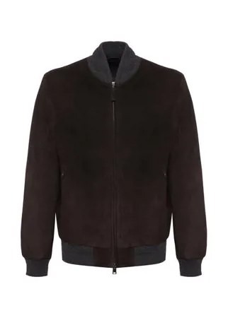 Замшевый бомбер Brioni