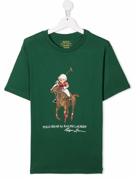 Ralph Lauren Kids футболка с принтом Polo Pony