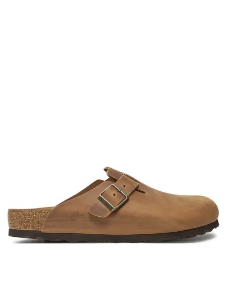 Шлепки Birkenstock Boston Leoi, коричневый
