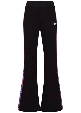 Off-White спортивные брюки Athleisure с полосками