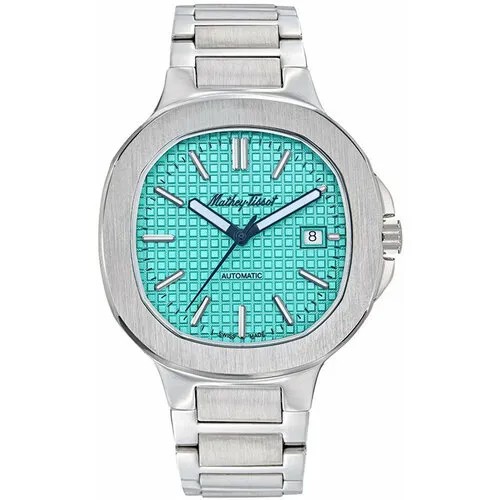 Наручные часы Mathey-Tissot, серебряный, голубой