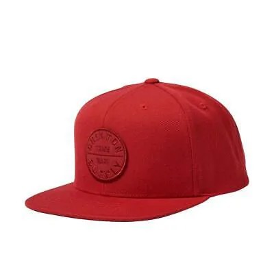 Кепка Brixton Oath III Snapback Hat (оранжевый феникс/темно-кирпичный) 6-панельная кепка