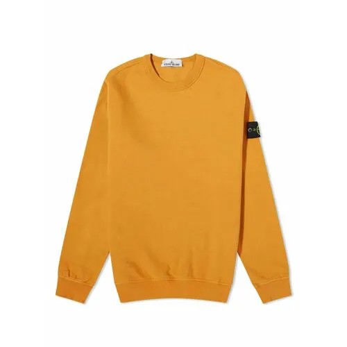 Свитшот Stone Island Garment Dyed Sweatshort, размер XXL, оранжевый