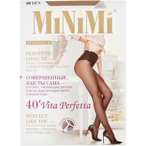 Колготки MiNiMi Vita Perfetta, 40 den, размер 2, бежевый