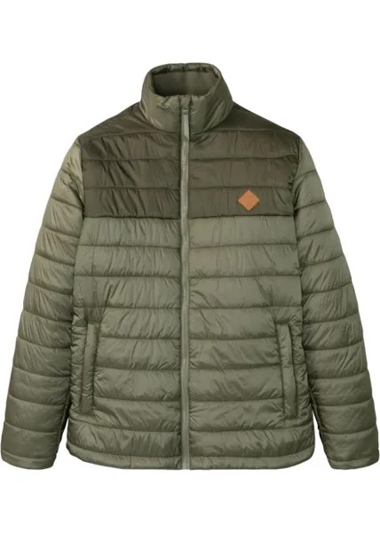 Стеганая куртка John Baner Jeanswear, зеленый