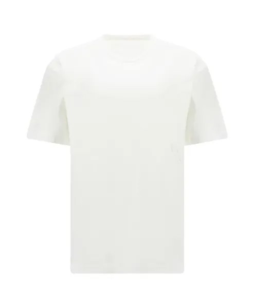 Хлопковая футболка S с короткими рукавами Alexander Wang, белый
