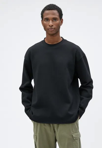 Толстовка CREW NECK LONG SLEEVE Koton, цвет black